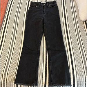 Zara “The Dreed Flare” Black Jeans